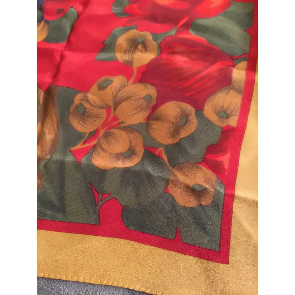 100% Silk Scarf France